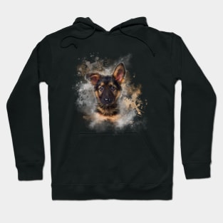 German Shepherd Puppy. Hoodie